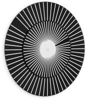 reloj de pared mecanismo de cuarzo negro - Hermle Modelo: 30930-742100