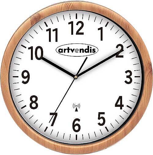 Artvendis 5576B reloj de pared moderno reloj de pared radiocontrolado