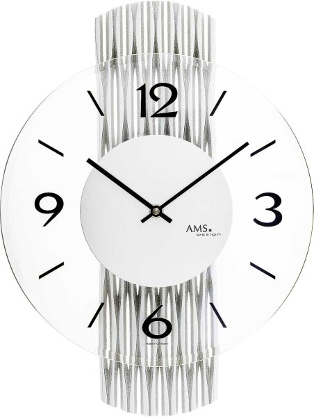 moderno reloj de pared de vidrio - AMS Modelo: 9694