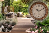 Artvendis-by-AMS 5575B reloj de pared radiocontrolado reloj de jardín