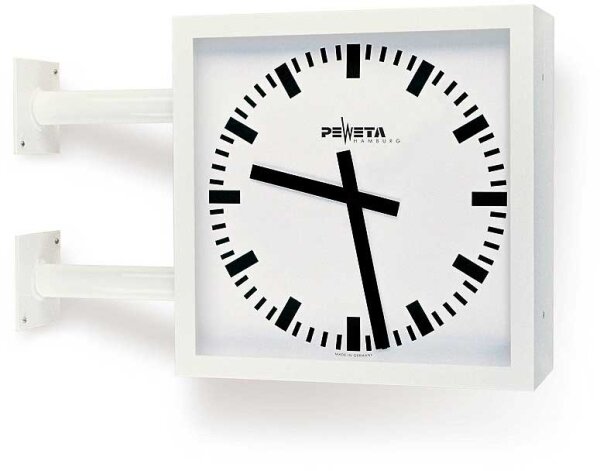 reloj de gran sala de dos lados - Peweta Modelo: 51.372.522