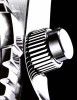 Reloj de hombre de buceo - Serie: Depthmeter Chronograph 300M - Chris Benz Modelo: CB-C300-W-MB