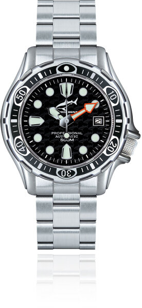 Reloj de hombre de buceo - Serie: Chris Benz Deep 500M Automatic - Chris Benz Modelo: CB-500A-S-MB