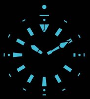 Reloj de hombre de buceo con set de dos correas - Serie: Defense Kommando Diver - Chris Benz Modelo: CB-1000-KD