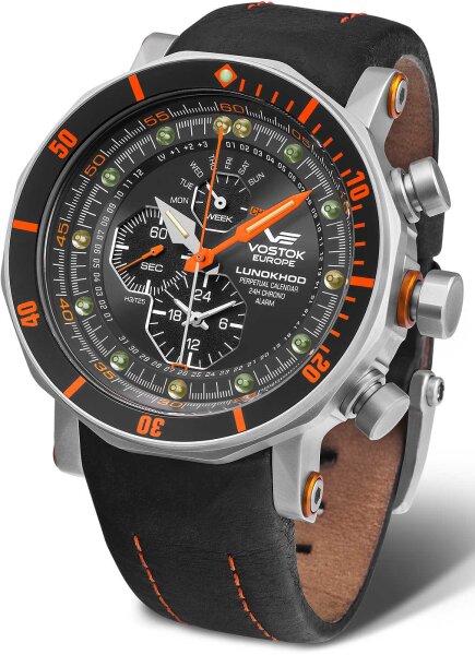 Reloj de hombre cronógrafo multifunción Outdoor deportivo - Serie: Lunokhod 2 - Vostok Europe Modelo: YM86-620A506