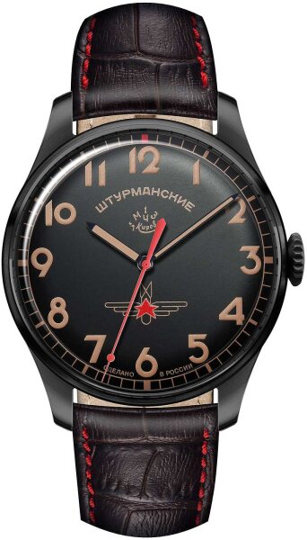 Reloj de hombre con caja de titanio y cuerda manual - Serie: Retro Gagarin Titanium - Sturmanskie Modelo: 2609-3714129