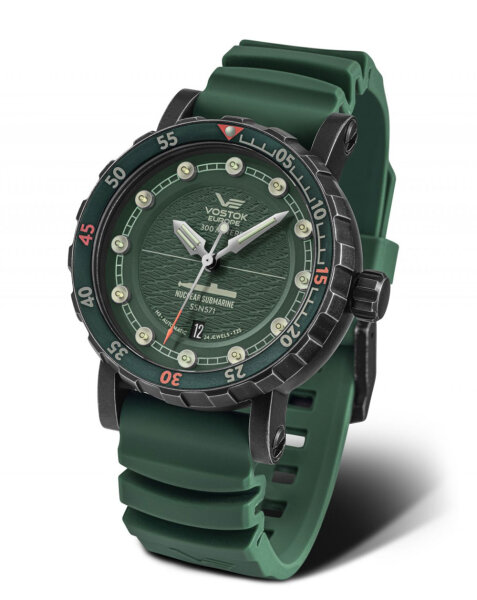 Nuclear Submarine Automático - Vostok Europe Modelo: NH35A-571F608