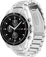 Reloj de hombre con brazalete de acero inoxidable plateado - Tommy Hilfiger Modelo: 1791835