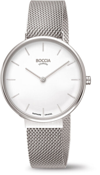 Reloj de mujer con caja de titanio - Boccia Modelo: 3327-09