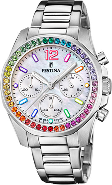 Reloj de mujer con esfera de nácar Rainbow - Festina Modelo: 20606_2