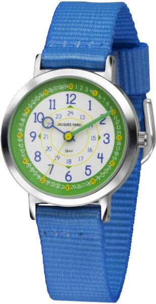 Reloj infantil: aprender la hora fácilmente con 3 colores - Jacques Farel Kids Modelo: 03