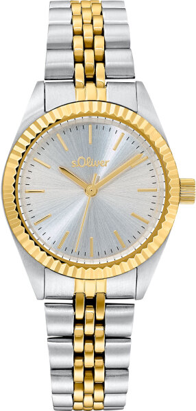 Reloj de mujer de acero inoxidable bicolor - s.Oliver Modelo: 2033526