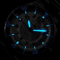 Silver Ceramic Reloj de buceo - Marc and Sons Modelo: MSD-050-08-S