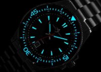Military Diver Black Orange - Marc and Sons Modelo: MSD-051-14S