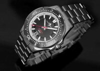 Military Diver Black White - Marc and Sons Modelo: MSD-051-09
