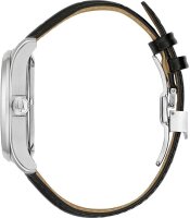 Reloj de hombre, fecha, correa de cuero - Bulova Modelo: 96B387