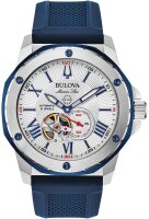 Reloj de hombre Marine Star reloj de buceo de acero inoxidable con correa de silicona - Bulova Modelo: 98A225