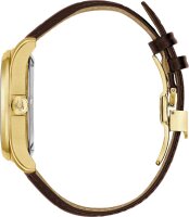 Reloj de hombre, fecha, correa de cuero - Bulova Modelo: 97B210