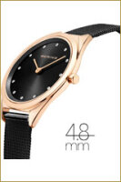 Reloj con correa, cristal de zafiro - Bering Modelo: 17031-162