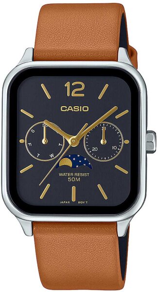 Reloj de mujer con correa de cuero genuino - Casio Modelo: MTP-M305L-1AVER