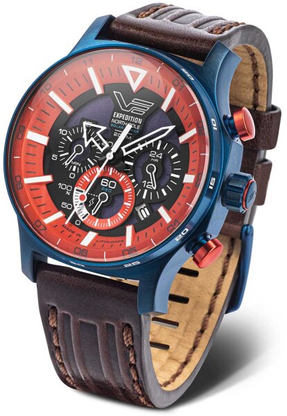 Reloj de hombre, cronógrafo solar - Vostok Europe Modelo: VR42-595D734