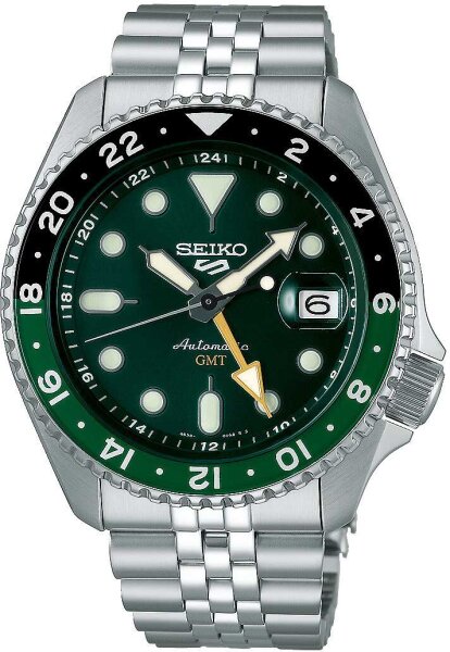 Reloj de pulsera automático de hombre con cuerda manual – Seiko Modelo: SSK035K1