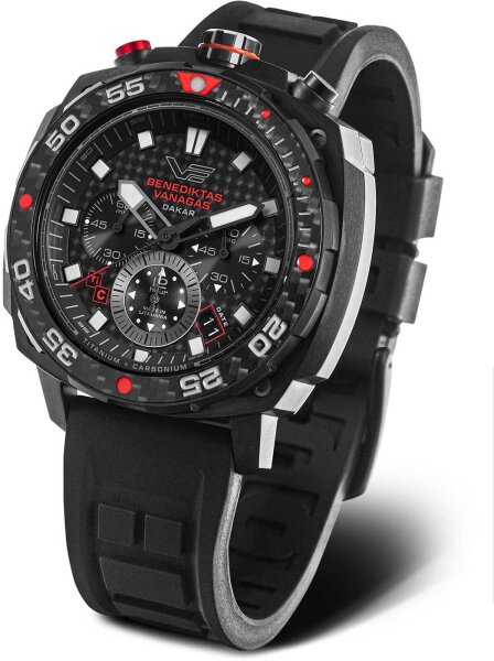 Reloj de pulsera de hombre Benediktas Vanagas Dakar Edition 2024 – Edición Limitada – Vostok Europe Modelo: VK67-650J740