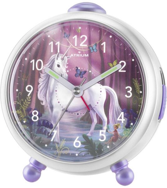 Reloj despertador infantil con motivo de unicornio MIRALUNA – Atrium Modelo: A932-0