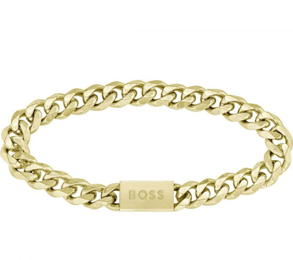 Boss Jewelry 1580403M – Pulsera tipo panzer CHAIN FOR HIM en oro amarillo