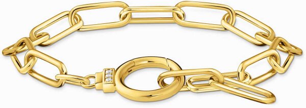 Pulsera de eslabones con cierre de aro y piedras – Thomas Sabo Modell: A2133-414-14