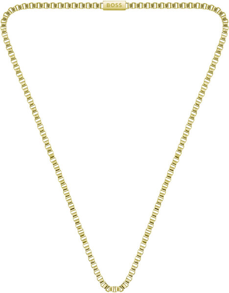Boss Jewelry1580291 Collar de acero – dorado