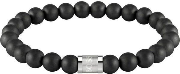 Boss Jewelry 1580042M – BEADS FOR HIM Pulsera de hombre con cuentas de ónix