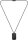 Boss Jewelry 1580052 – Cadena veneciana con colgante tipo ID en negro