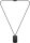 Boss Jewelry 1580052 – Cadena veneciana con colgante tipo ID en negro