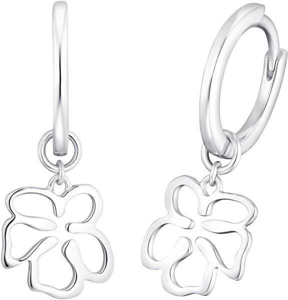 Pendientes de aro con colgante de flor – s.Oliver Jewelry Modelo: 2033877