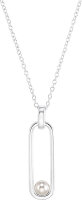 Collar con colgante ovalado y perla – s.Oliver...