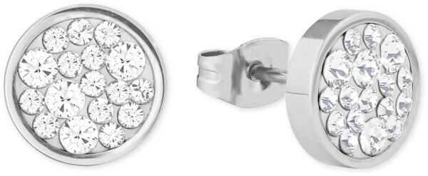 Pendientes de botón con cristales – s.Oliver Jewelry Modelo: 2022661