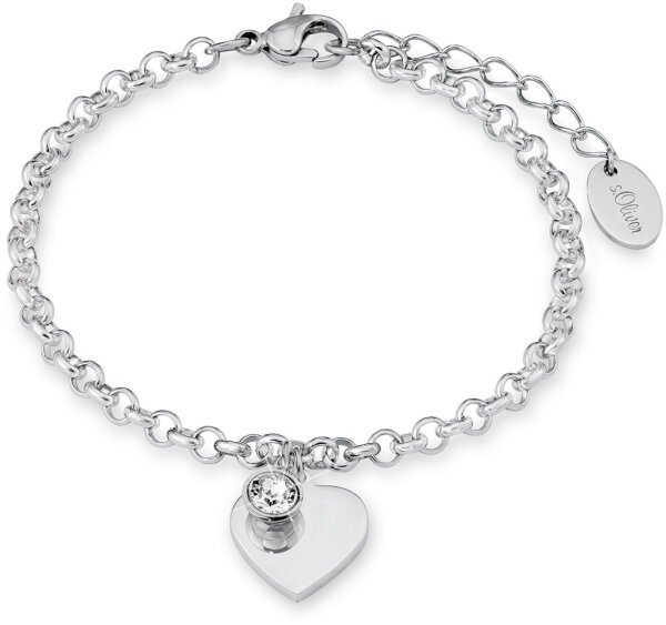 Pulsera con colgante de corazón – s.Oliver Jewelry Modelo: 9023998