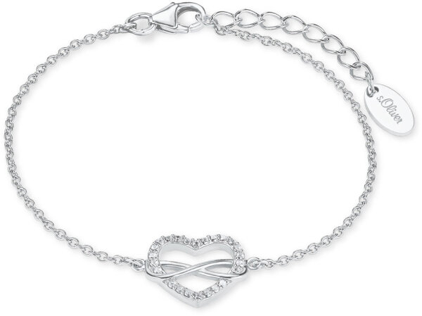 Pulsera con corazón e infinito – s.Oliver Jewelry Modelo: 2020972