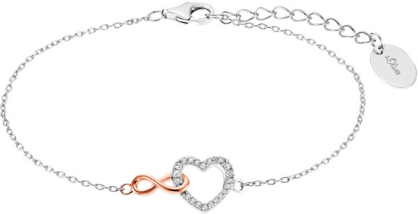 Pulsera corazón con infinito – s.Oliver Jewelry Modelo: 2032565