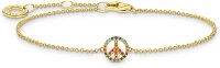 Pulsera “Peace” con piedras de colores...