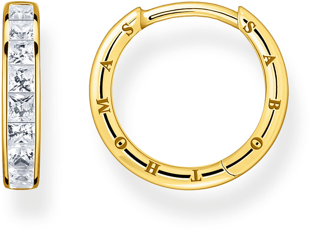 Swarovski - Swarovski Pendientes De Botón Mujer Chapado En Oro Cristal