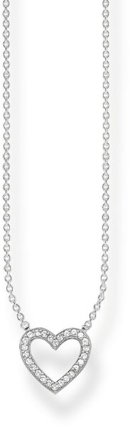 Collar con colgante de corazón – plata de ley 925