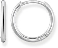 Pendientes de aro plateados pequeños – plata...