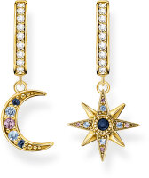 Pendientes de aro “Realeza” estrella y luna...