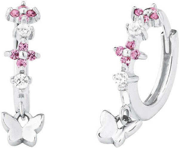 Prinzessin Lillifee 2027893 Pendientes de aro con colgante y piedras