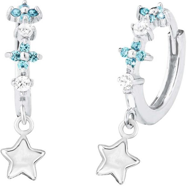 Prinzessin Lillifee 2034012 Pendientes de aro con colgante y piedras