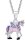 Prinzessin Lillifee 2013154 Collar con colgante de unicornio