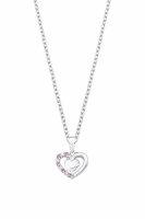 Prinzessin Lillifee 2017951 Collar con colgante de corazones y piedras