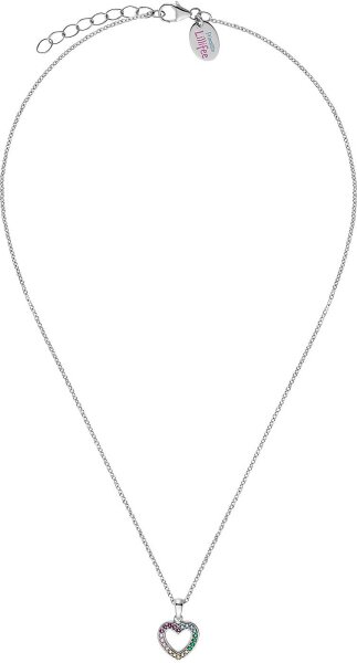 Prinzessin Lillifee 2031167 Collar con colgante de corazón y piedras